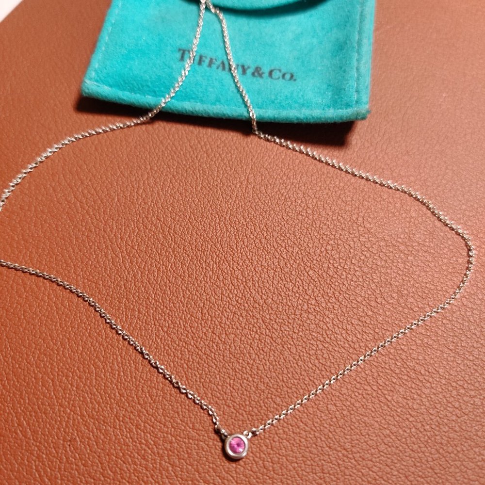 Tiffany Pink Sapphire Pendant